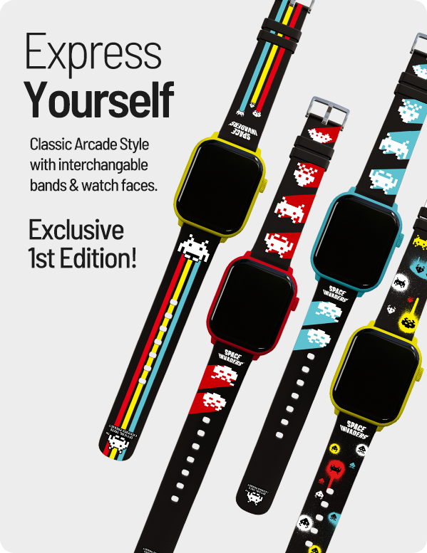 My Play Watch: Space Invaders - Yellow Accessories My Play Watch