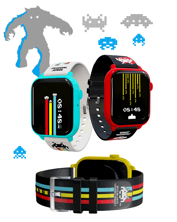 My Play Watch: Space Invaders - Yellow Accessories My Play Watch