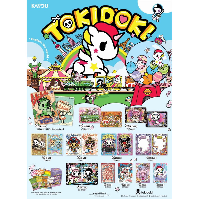 Kayou TCG: Tokidoki - Wonder Voyage Roaming Edition Booster Box - 12 Packs Card Game Kayou