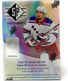 2020/ 2021 Upper Deck SP Hockey Blaster Box - 8 Packs Card Game Upper Deck