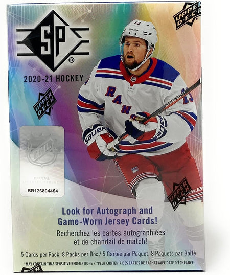 2020/ 2021 Upper Deck SP Hockey Blaster Box - 8 Packs Card Game Upper Deck