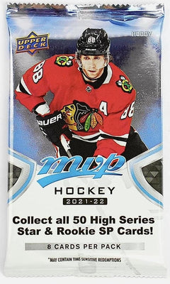 2021-22 Upper Deck MVP Hockey Hobby Box - 20 Packs Card Game Upper Deck