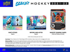 2021-22 Upper Deck MVP Hockey Hobby Box - 20 Packs Card Game Upper Deck