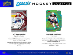 2021-22 Upper Deck MVP Hockey Hobby Box - 20 Packs Card Game Upper Deck