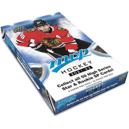 2021-22 Upper Deck MVP Hockey Hobby Box - 20 Packs Card Game Upper Deck