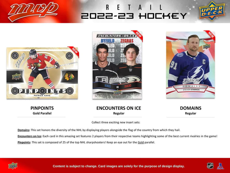 2022-23 Upper Deck MVP Hockey Box Set Card Game Upper Deck