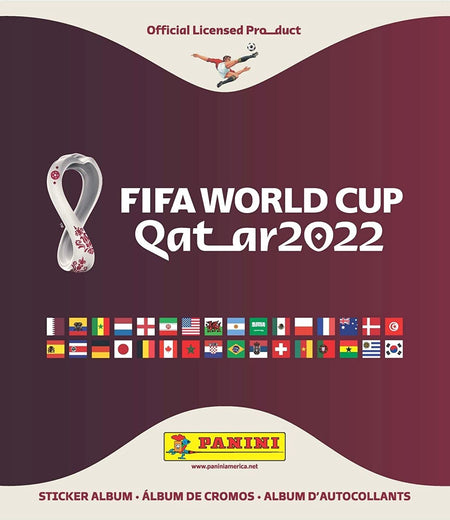 2022 Panini FIFA World Cup Soccer Sticker Album Card Game Panini