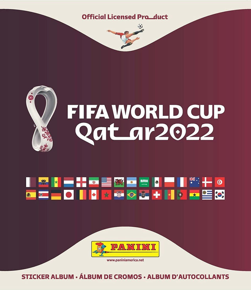2022 Panini FIFA World Cup Soccer Sticker Album Card Game Panini