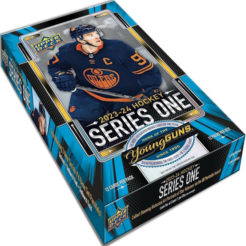 2023-24 Upper Deck Series 1 Hobby Box - 12 Packs Card Game Upper Deck