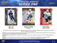 2023-24 Upper Deck Series 1 Hobby Box - 12 Packs Card Game Upper Deck