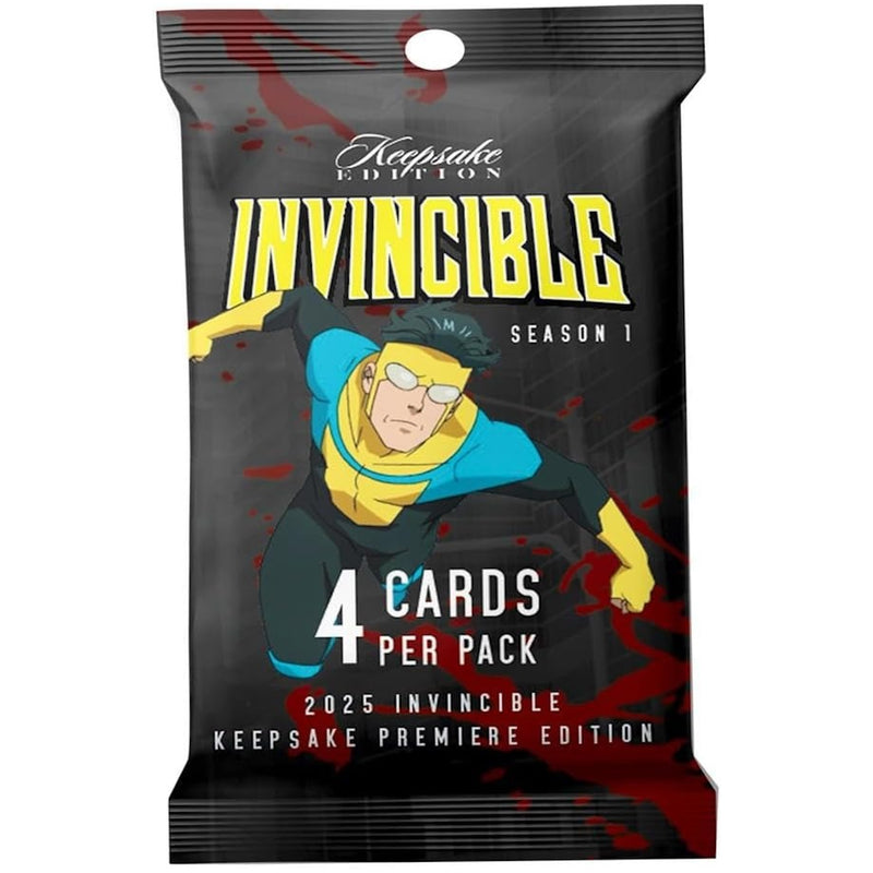 2025 Invincible Season 1 Keepsake Premiere Edition Hanger Pack Memorabilia Keepsake
