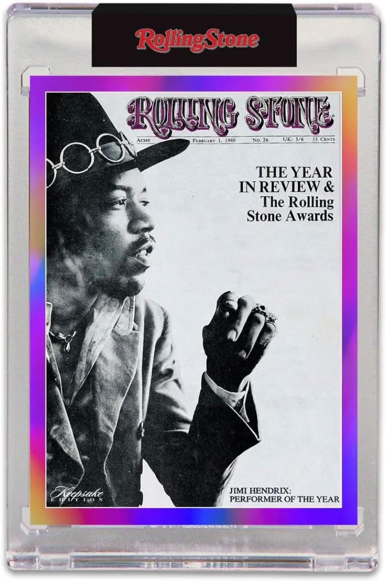 2025 Rolling Stone Jimi Hendrix Keepsake Premiere Edition Box - 1 Card Memorabilia Keepsake