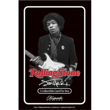 2025 Rolling Stone Jimi Hendrix Keepsake Premiere Edition Box - 1 Card Memorabilia Keepsake