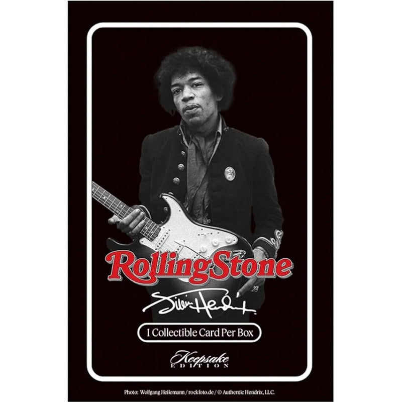 2025 Rolling Stone Jimi Hendrix Keepsake Premiere Edition Box - 1 Card Memorabilia Keepsake