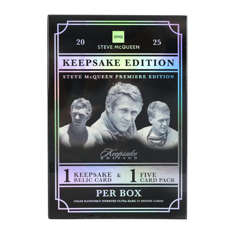2025 Steve McQueen Keepsake Premiere Edition Hobby Box Memorabilia Keepsake