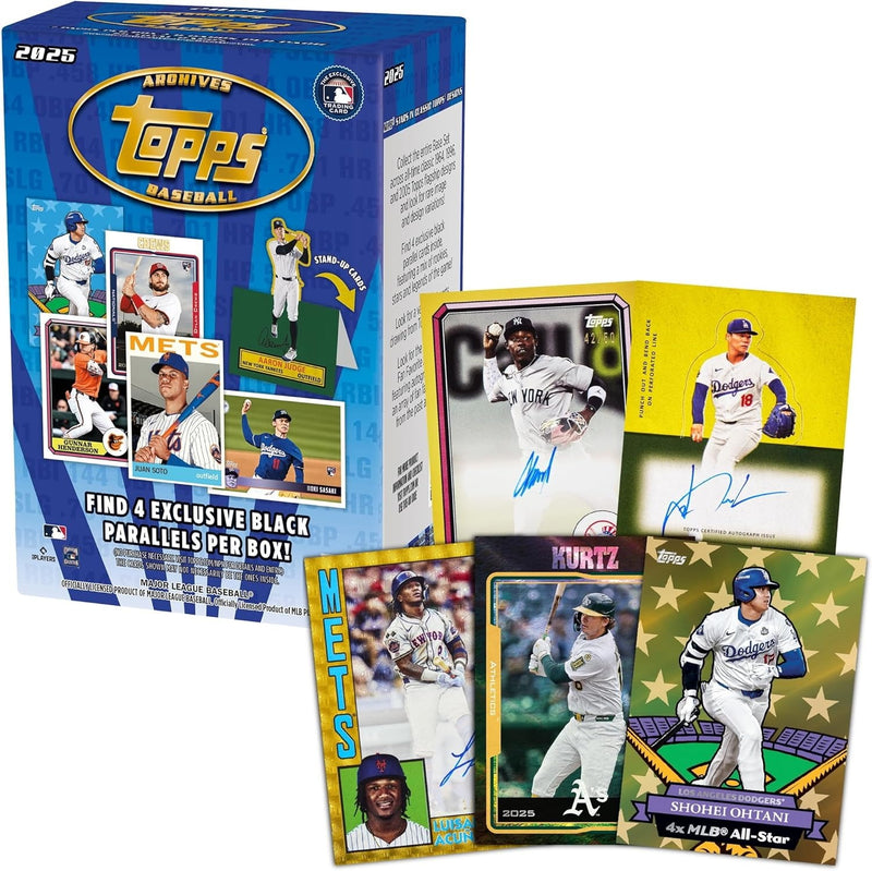 2025 Topps Archives: Baseball Blaster Box - 7 Packs Card Game Topps
