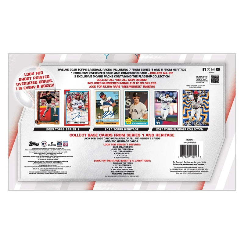 2025 Topps Baseball: The Flagship Collection - 15 Booster Packs Card Game Topps