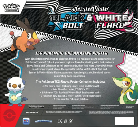Pokemon TCG: Scarlet & Violet - Unova Poster Collection