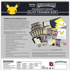 Pokemon TCG: 25th Anniversary Celebrations Elite Trainer Box Card Game Pokemon