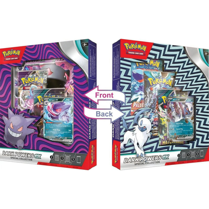 Pokemon TCG: Dark Powers Ex Special Collection - Gengar Ex & Absol Ex Promo Card Card Game Pokemon