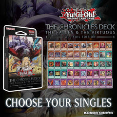 Yu-Gi-Oh! TCG: The Chronicles Deck: The Fallen & The Virtuous (All-Foil) 1st Edition Deck Card Game Konami