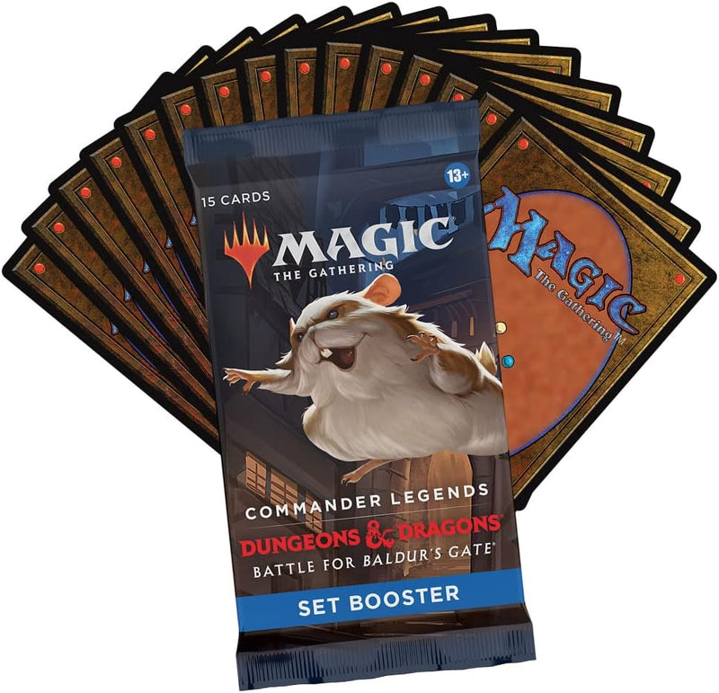 Magic the Gathering TCG: Commander Legends Battle for Baldur's Gate Set Booster Box - 18 Packs Card Game Wizards of the Coast