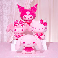 Hello Kitty and Friends: Pink Monochrome My Melody - 12" Plush Plushies Jazwares