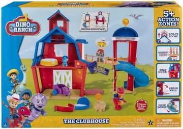 Dino Ranch - The Clubhouse - 12" Playset Bonus 5 Action Zones! Toys & Games Jazwares