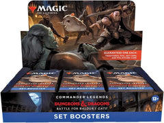 Magic the Gathering TCG: Commander Legends Battle for Baldur's Gate Set Booster Box - 18 Packs Card Game Wizards of the Coast