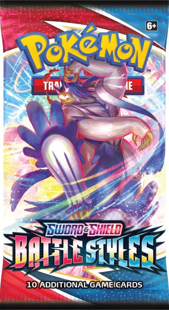 Pokemon TCG: Sword & Shield Battle Styles Sleeved Booster Pack Card Game Pokemon