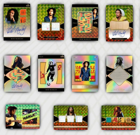Keepsake: Bob Marley Premiere Hobby Edition Memorabilia Relics Booster Box Card Game Keepsake