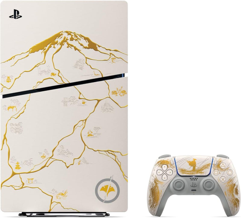 PlayStation 5 Slim Console - Ghost of Yotei Gold Limited Edition Bundle System Playstation 5 Hardware Sony