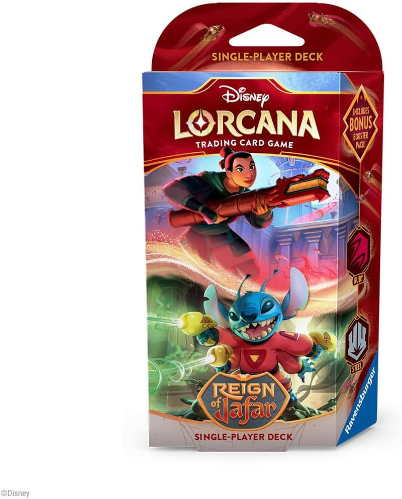 Disney Lorcana TCG: Reign of Jafar Starter Decks - 2 Decks Card Game Ravensburger