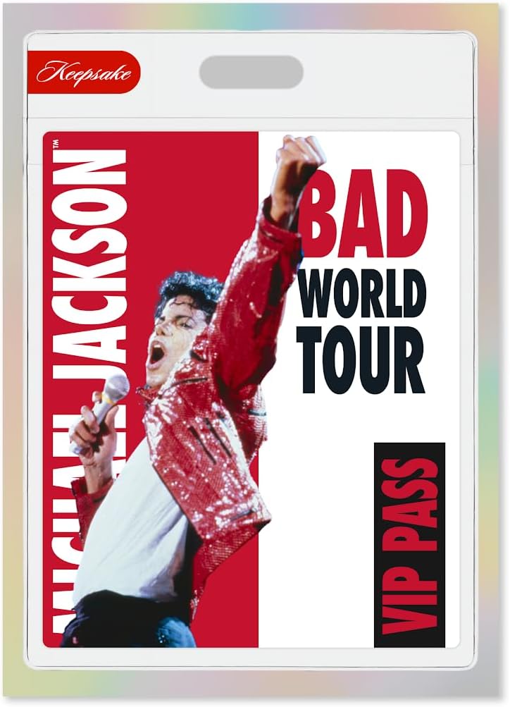 Keepsake: Michael Jackson Bad World Tour Premiere HOLO Booster Breaker Box Trading Cards Keepsake