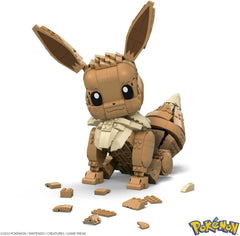 MEGA Pokemon: Jumbo Eevee - 824 Piece Building Set - Articulated and Poseable Toys & Games Mattel