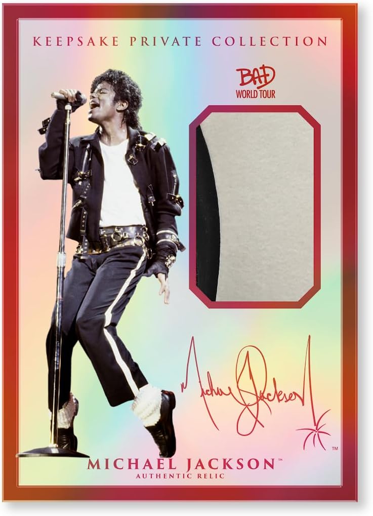 Keepsake: Michael Jackson Bad World Tour Premiere HOLO Booster Breaker Box Trading Cards Keepsake