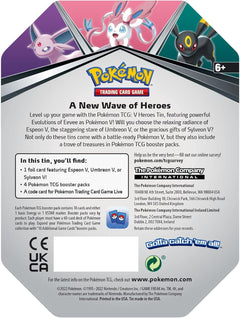 Pokemon TCG: Spring V Heroes Tin - Espeon V Card Game Pokemon