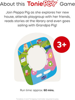 Tonies: Tonieplay Peppa Pig - Playdate with Peppa Game Set & Controller