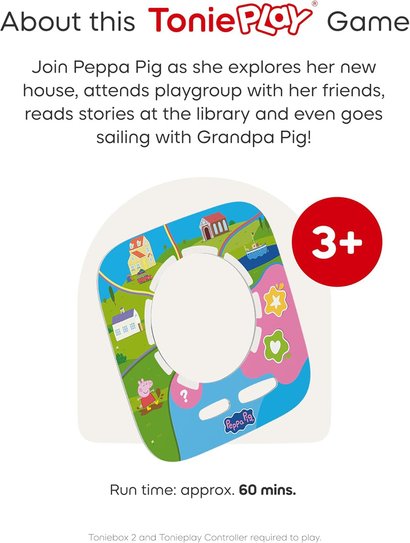 Tonies: Tonieplay Peppa Pig - Playdate with Peppa Game Set & Controller