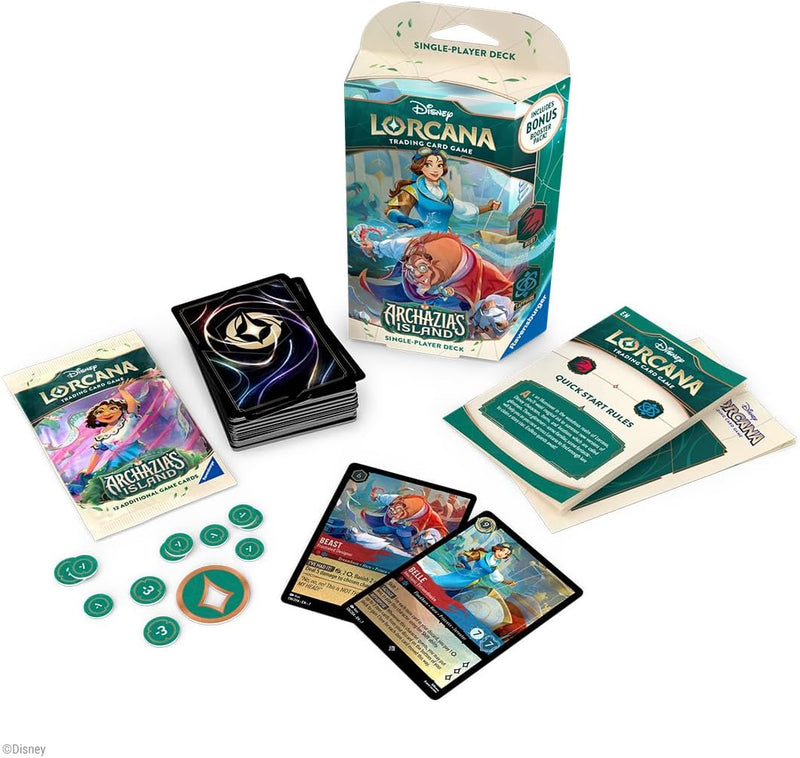 Disney Lorcana TCG: Archazia's Island Starter Decks - 2 Decks Card Game Ravensburger