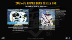 Upper Deck 2025-26 Series 1 Hockey Collector's Tin - 8 Packs + Exclusive Dazzler Bonus Pack Sports Cards Upper Deck