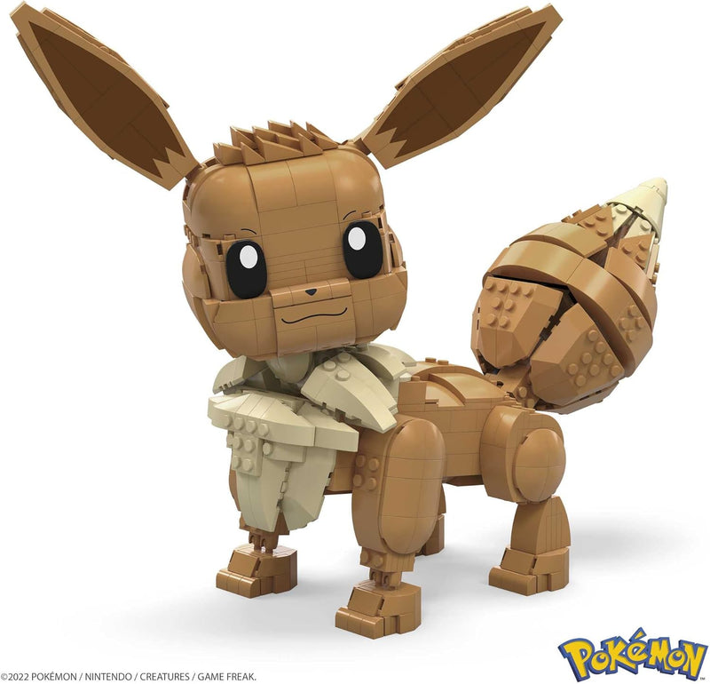 MEGA Pokemon: Jumbo Eevee - 824 Piece Building Set - Articulated and Poseable Toys & Games Mattel