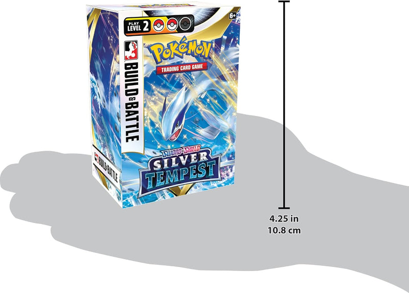 Pokemon TCG: Sword & Shield - Silver Tempest Build & Battle Box Card Game Pokemon
