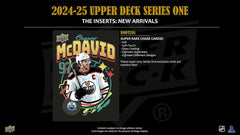 Upper Deck 2025-26 Series 1 Hockey Collector's Tin - 8 Packs + Exclusive Dazzler Bonus Pack Sports Cards Upper Deck