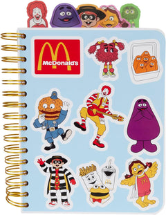 Loungefly McDonald's Characters - Spiral Tab Journal Memorabilia Loungefly
