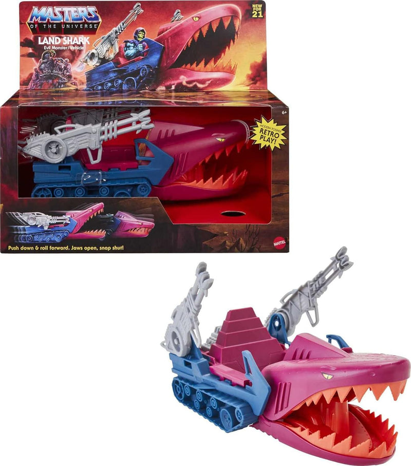 Masters of the Universe: Land Shark - Evil Monster Skeletor's Iconic Transportation Vehicle Toys & Games Mattel