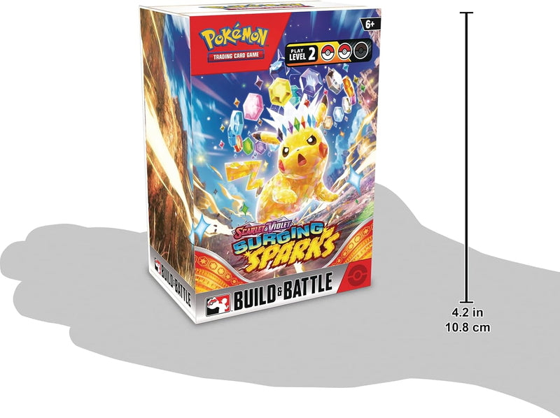 Pokemon TCG: Scarlet & Violet - Surging Sparks Build & Battle Box Card Game Pokemon