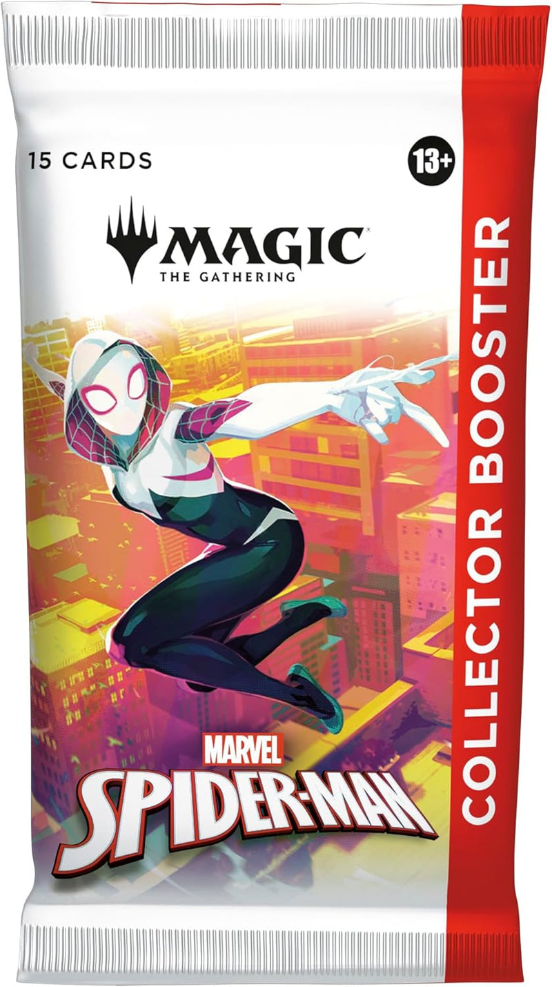 Magic The Gathering TCG: Marvel's Spider-Man Collector Booster Omega Pack Card Game Wizards of the Coast
