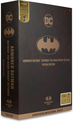 McFarlane Toys: DC Multiverse - Batman: The Dark Knight Returns: Armored Batman Patina - Gold Label Collections 7" Figure
