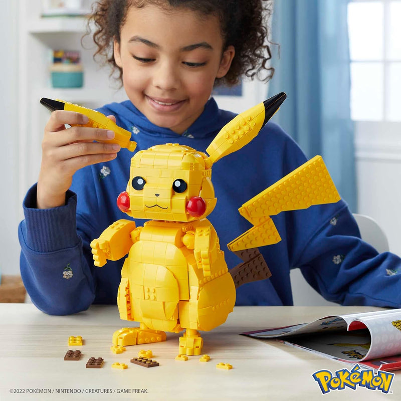 MEGA Pokemon: Jumbo Pikachu - 825 Piece Building Set Toys & Games Mattel